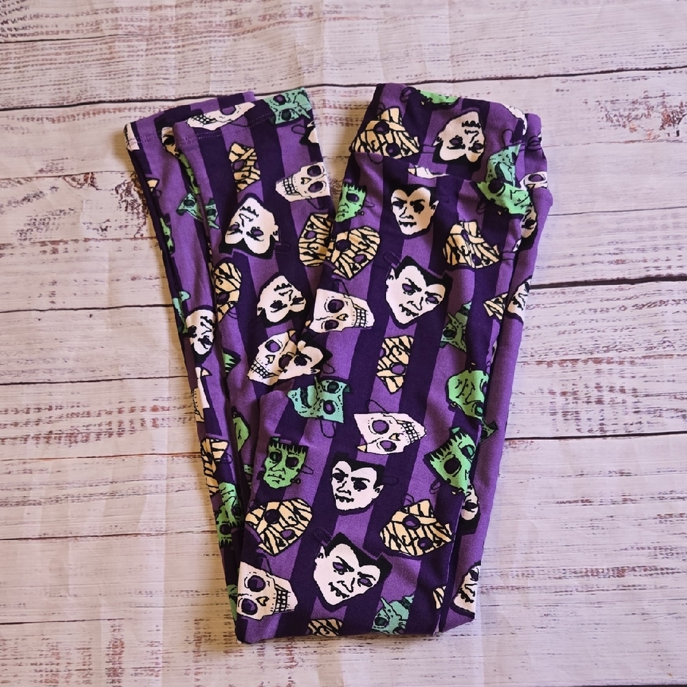 Lularoe Kids Halloween Leggings SZ L/XL